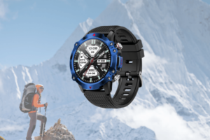 Smartwatch for mountain hiking adventure